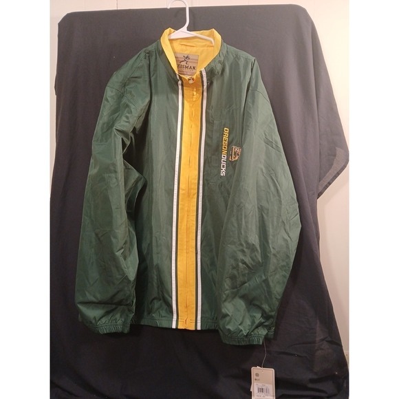 Reebok Other - Oregon Ducks Jacket Mens XL Green Yellow NCAA Football Reebok Heisman New!!